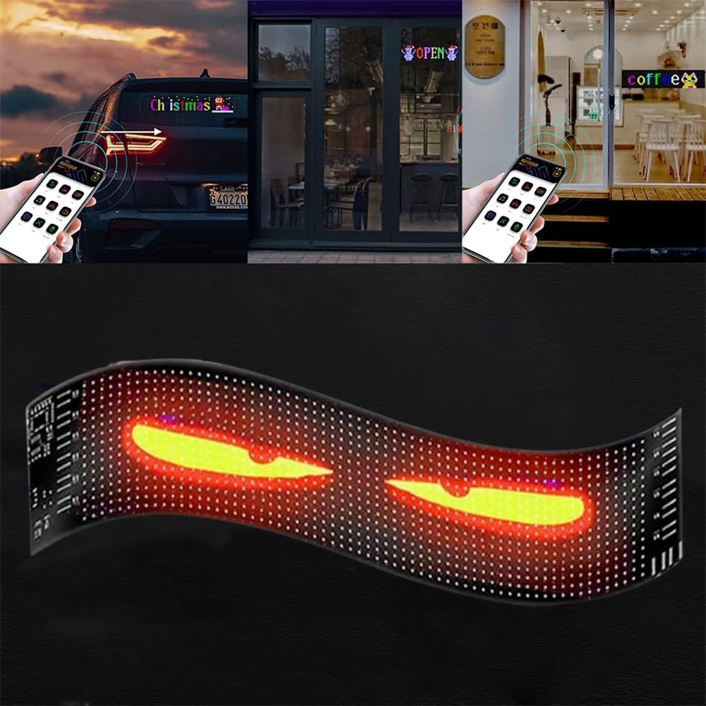 Luz de ojos programable para coche y camión + ENVIO GRATIS 🎁